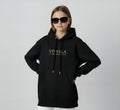 VINFELA Kids’ Signature Hoodie – Effortless Luxury in Midnight Black
