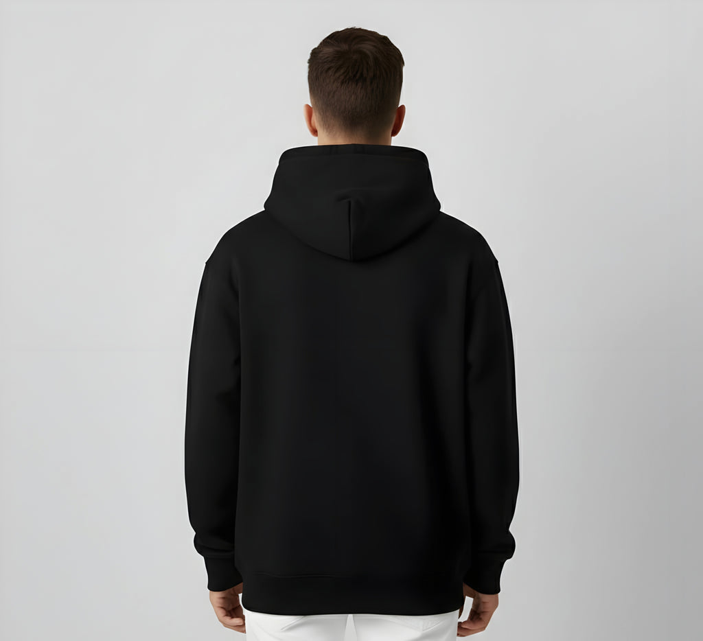 VINFELA Signature Hoodie – "Effortless Luxury" Edition (Classic Black)