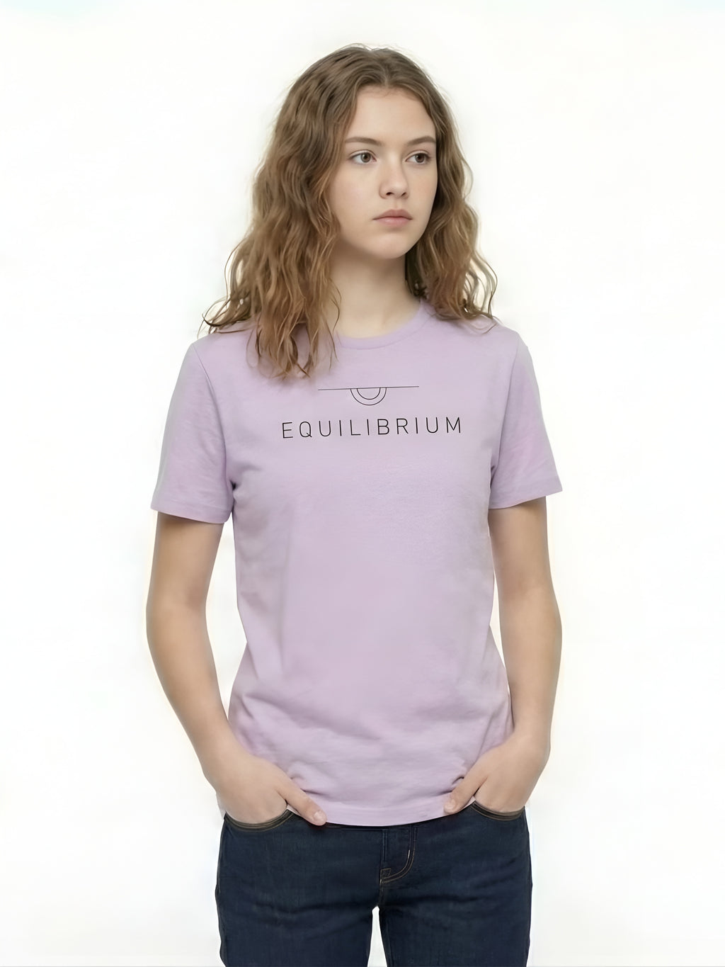 "Equilibrium" Essential Unisex Tee – Zen Lavender Edition