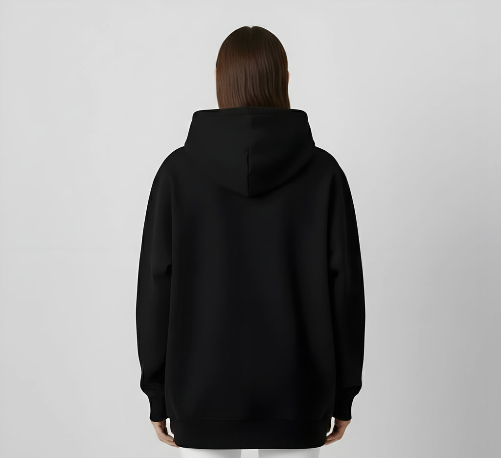 VINFELA Signature Hoodie – "Effortless Luxury" Edition (Classic Black)