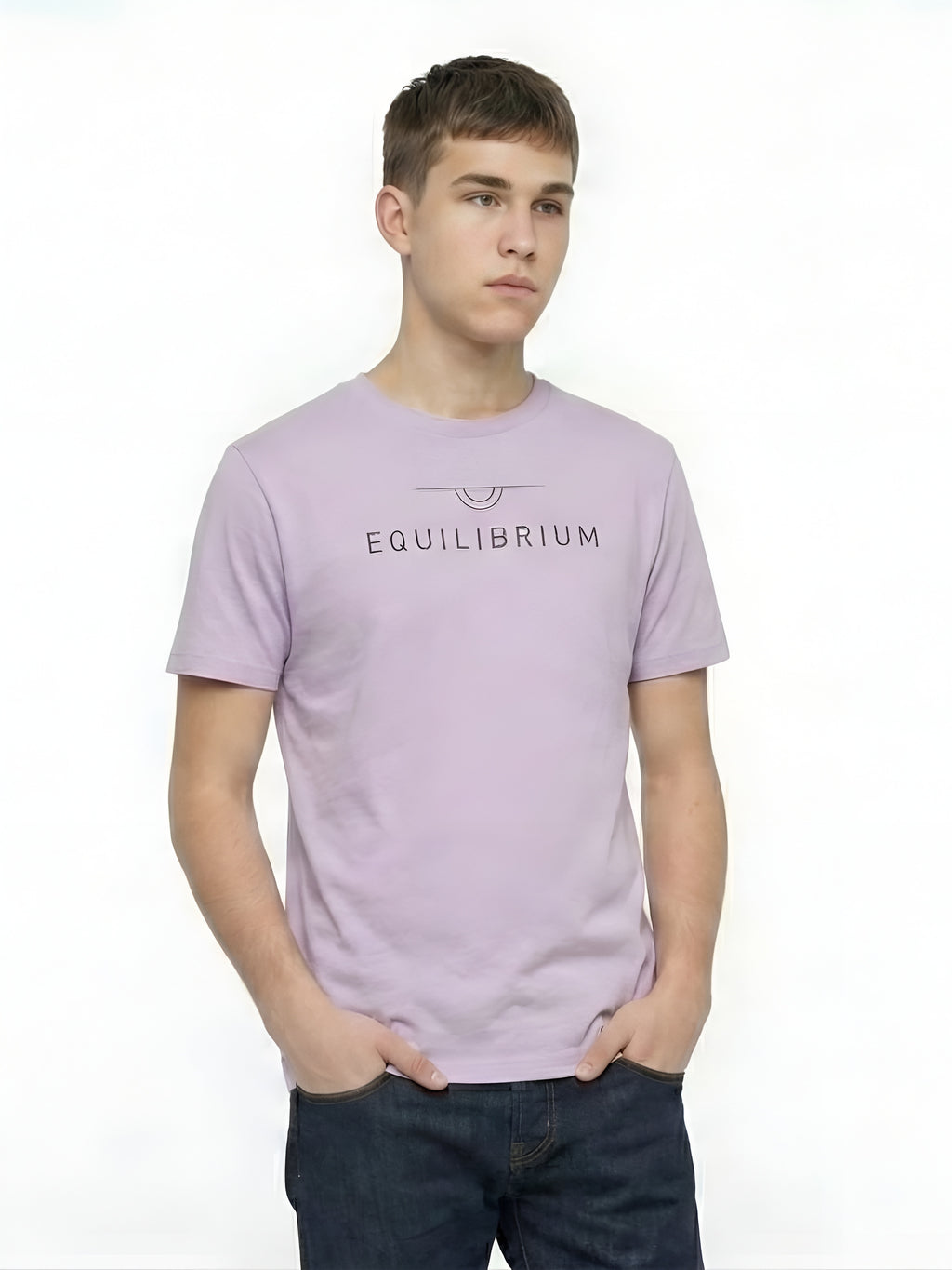 "Equilibrium" Essential Unisex Tee – Zen Lavender Edition